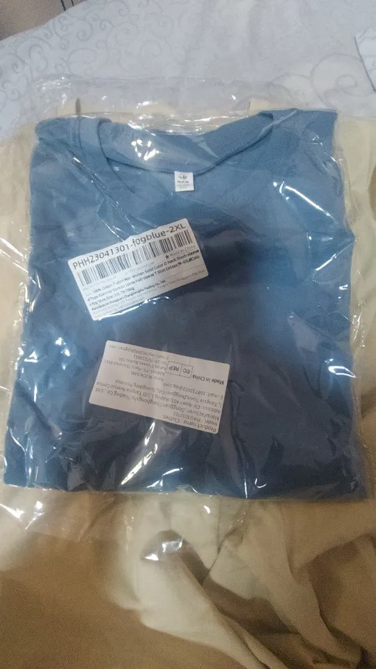 100% Cotton T-shirt Men Women Solid Color O Neck Short-sleeved Tops Summer Korean Loose Half-sleeve T Shirt Unisex M-4XL photo review