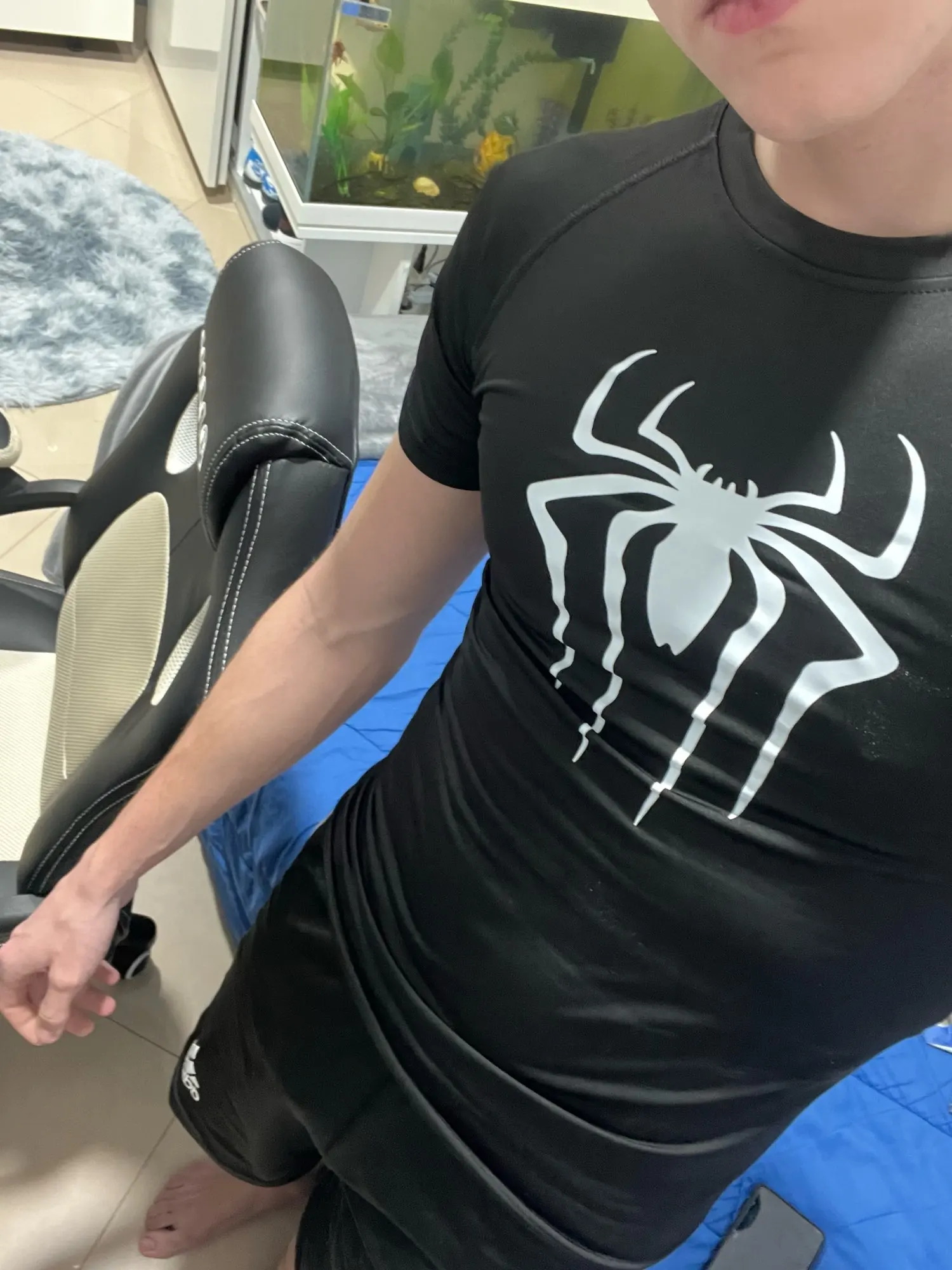 New Compression Shirt Men Fitness Gym Super Hero Sport Running T-Shirt Rashgard Tops Tee Quick Dry Short Sleeve T-Shirt For Men photo review