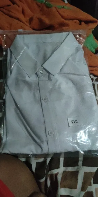 Men's Casual and Fashionable Long Sleeved Solid Color Shirt Non Ironing and Wrinkle Resistant Business Top photo review