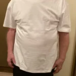 240gsm Heavy Oversized Plain T-Shirt for Men Summer HighQualtity Short Sleeve Tee 100%cotton Solid Color Trendy Casual white Top photo review