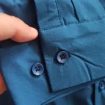 Men's Casual and Fashionable Long Sleeved Solid Color Shirt Non Ironing and Wrinkle Resistant Business Top photo review