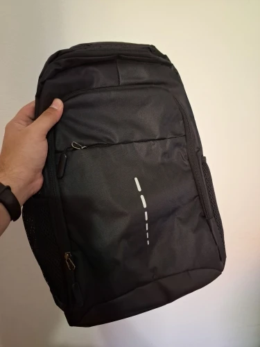 Mens BackPack LargeCapacity Simple Fashion Travel Female Student ComputerBag photo review