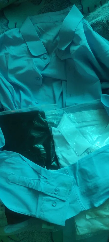 Men's Casual and Fashionable Long Sleeved Solid Color Shirt Non Ironing and Wrinkle Resistant Business Top photo review