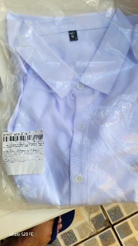 Men's Casual and Fashionable Long Sleeved Solid Color Shirt Non Ironing and Wrinkle Resistant Business Top photo review