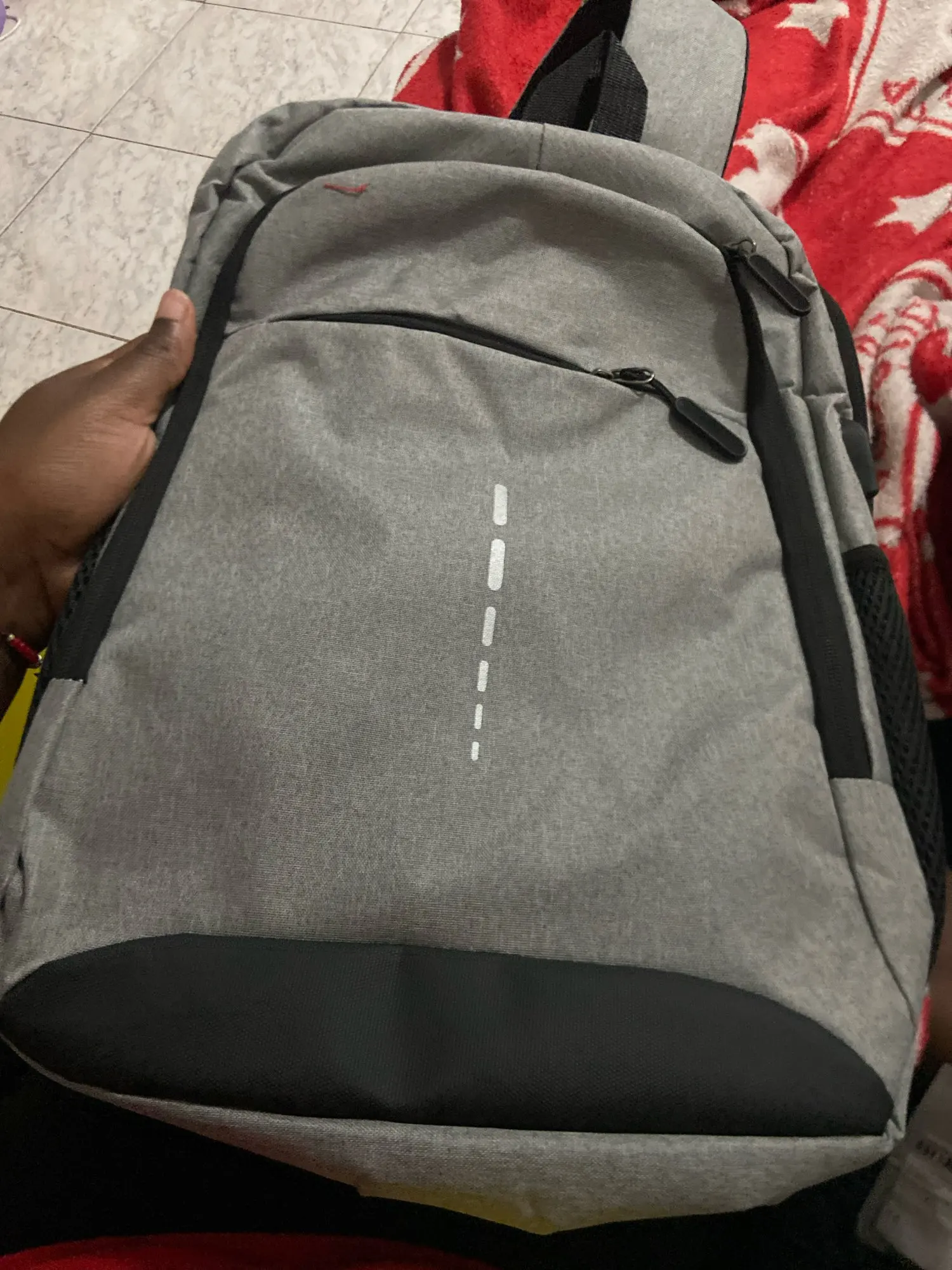 Mens BackPack LargeCapacity Simple Fashion Travel Female Student ComputerBag photo review