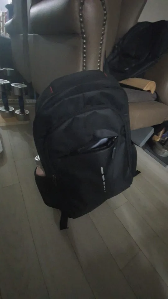 Mens BackPack LargeCapacity Simple Fashion Travel Female Student ComputerBag photo review