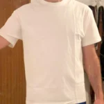 240gsm Heavy Oversized Plain T-Shirt for Men Summer HighQualtity Short Sleeve Tee 100%cotton Solid Color Trendy Casual white Top photo review