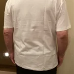 240gsm Heavy Oversized Plain T-Shirt for Men Summer HighQualtity Short Sleeve Tee 100%cotton Solid Color Trendy Casual white Top photo review