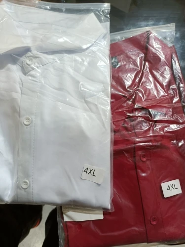 Men's Casual and Fashionable Long Sleeved Solid Color Shirt Non Ironing and Wrinkle Resistant Business Top photo review