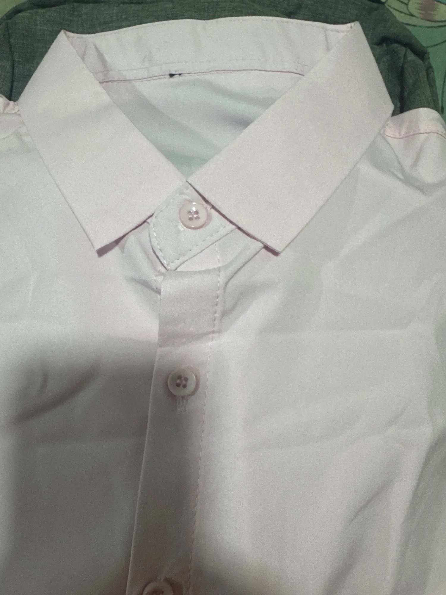 Men's Casual and Fashionable Long Sleeved Solid Color Shirt Non Ironing and Wrinkle Resistant Business Top photo review