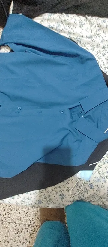 Men's Casual and Fashionable Long Sleeved Solid Color Shirt Non Ironing and Wrinkle Resistant Business Top photo review