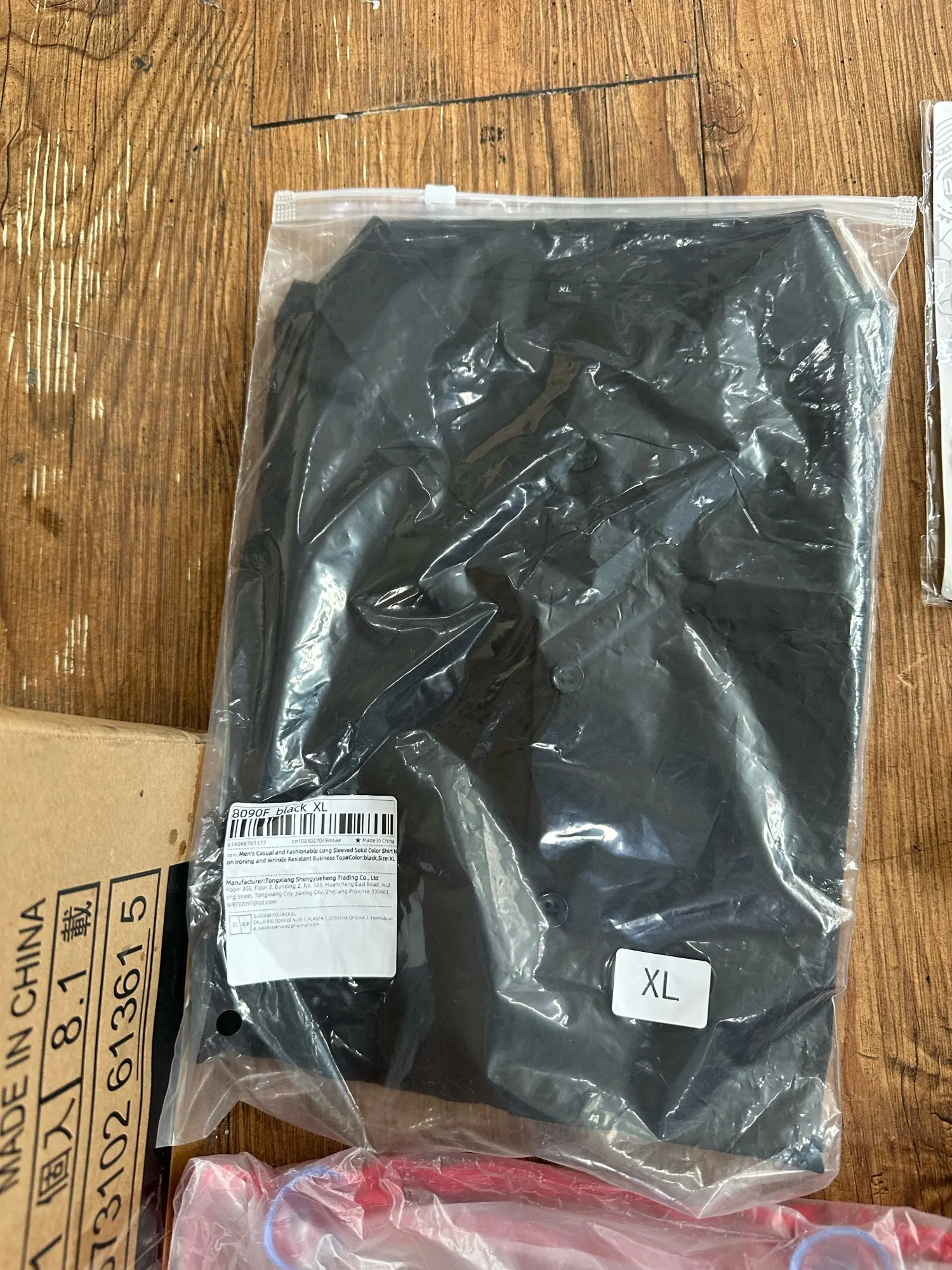 Men's Casual and Fashionable Long Sleeved Solid Color Shirt Non Ironing and Wrinkle Resistant Business Top photo review