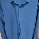 Men's Casual and Fashionable Long Sleeved Solid Color Shirt Non Ironing and Wrinkle Resistant Business Top photo review