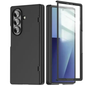 High-end Matte Magnetic Charging Hinge Phone Case For Samsung Galaxy Z Fold 7 5G Full-pack HD Screen Front Film Shockproof Cover
